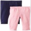Little Me Baby Girls' Butterfly 2 Pack Leggings, Pink Multi, 12 Months view 1