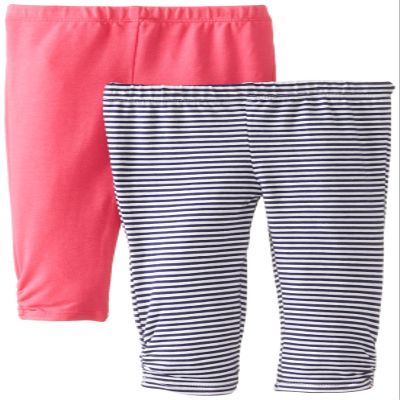 Little Me Baby Girls' Rose Floral 2 Pack Leggings, Pink Multi, 24 Months