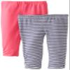 Little Me Baby Girls' Rose Floral 2 Pack Leggings, Pink Multi, 24 Months view 1