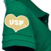 NCAA South Florida Bulls Women's Collar Scholar Polo Shirt, Green, Large view 3