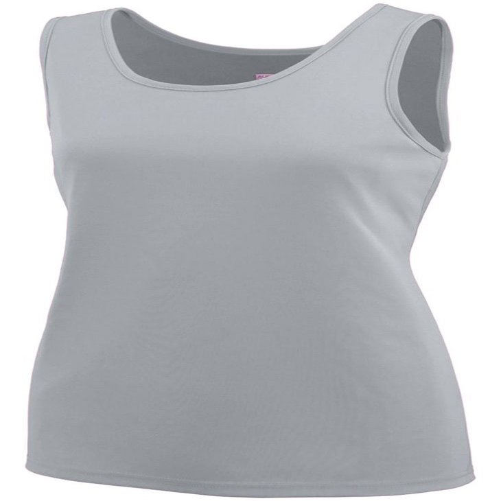 Augusta Sportswear 1705 Women's Training Tank, Silver Grey, Medium