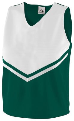 Augusta Sportswear Girls' Pride Shell S Dark Green/White/White