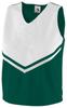 Augusta Sportswear Girls' Pride Shell S Dark Green/White/White view 1