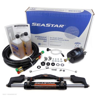 SeaStar HK6400A-3 HO5120 HK6320A-3 Hydraulic 20ft Outboard Steering Kit Teleflex