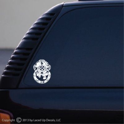 2nd Class Diver Badge Vinyl Decal Small