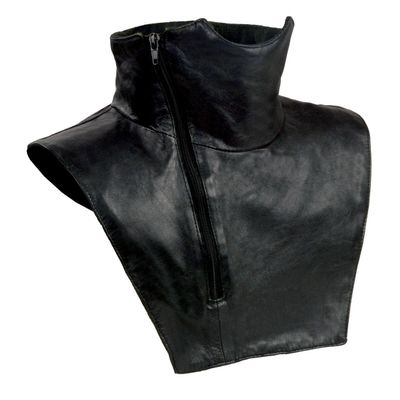 Shaf International Leather Neck Warmer (Black, One Size) (SH167-OSFM-BLACK)