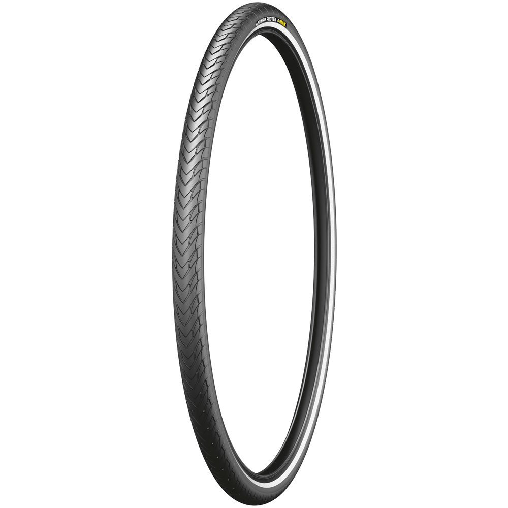 Cicli Bonin Unisex's Michelin Protek Max Tyres, Black/Reflex, One Size