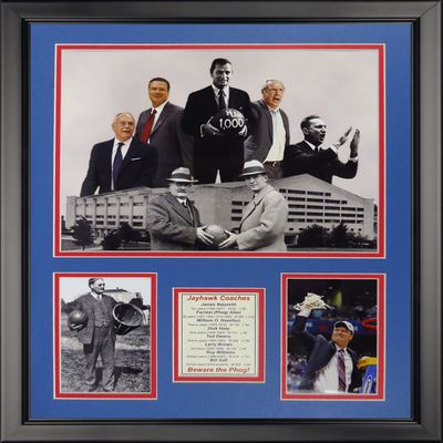 Legends Never Die Kansas Jayhawks Coaches Framed Photo Collage, 16" x 20"