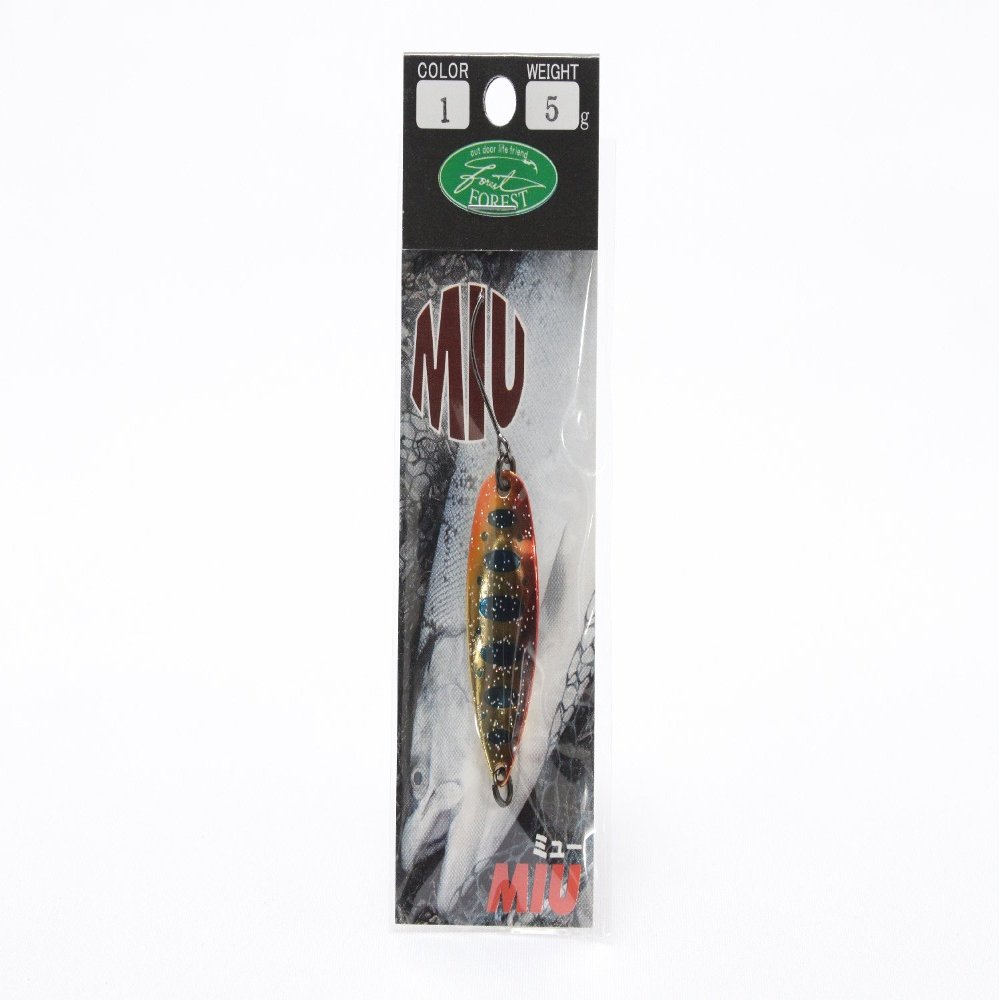 Forest 14NEW MIU Lure 0.2 oz (5 g) No. 01 Spoon
