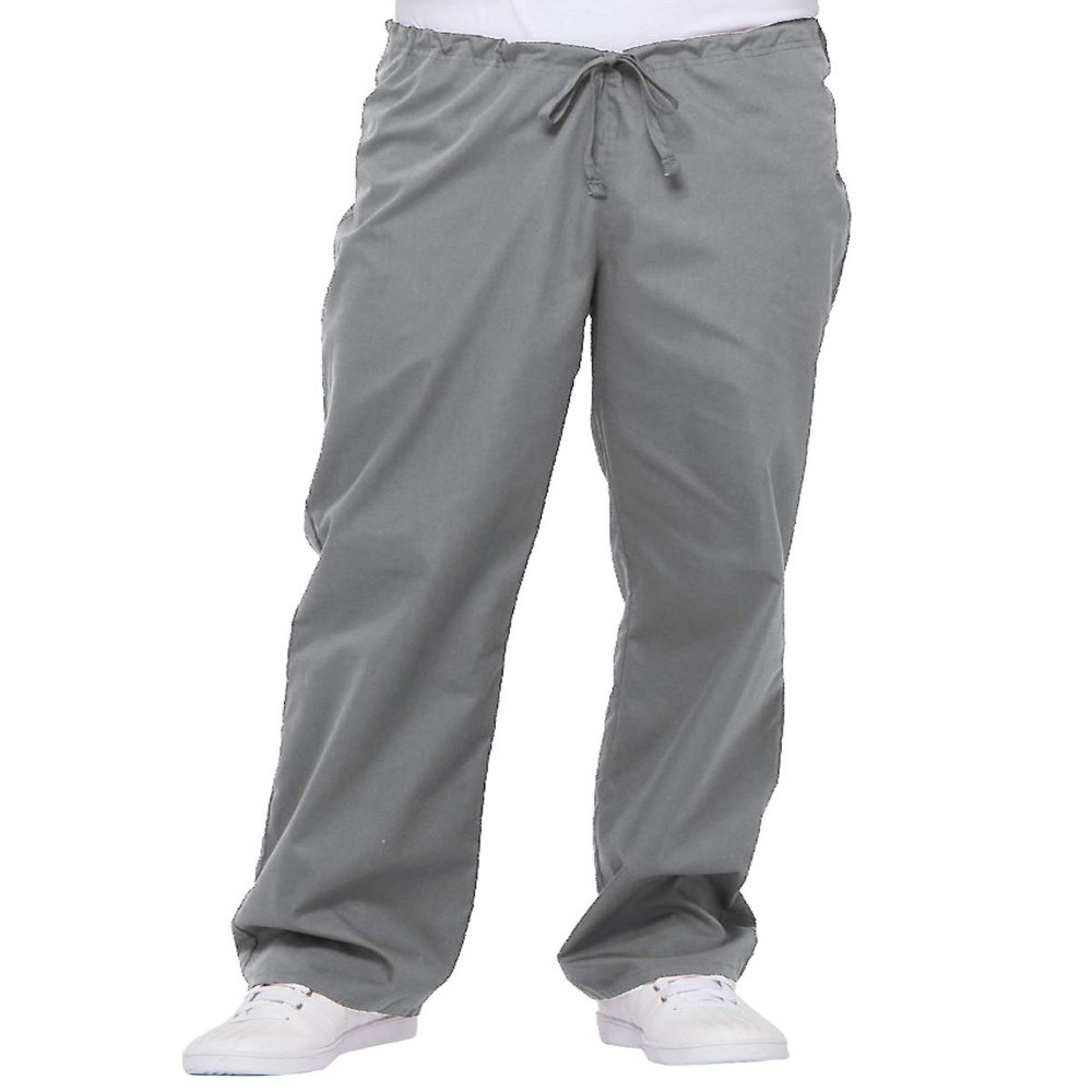Dickies Men's EDS Signature Unisex Drawstring Scrub Pant, Grey, Medium