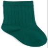 CLASSROOM Big Boys' Uniform Rib Crew Socks - 3 Pack, Hunter, Large view 1