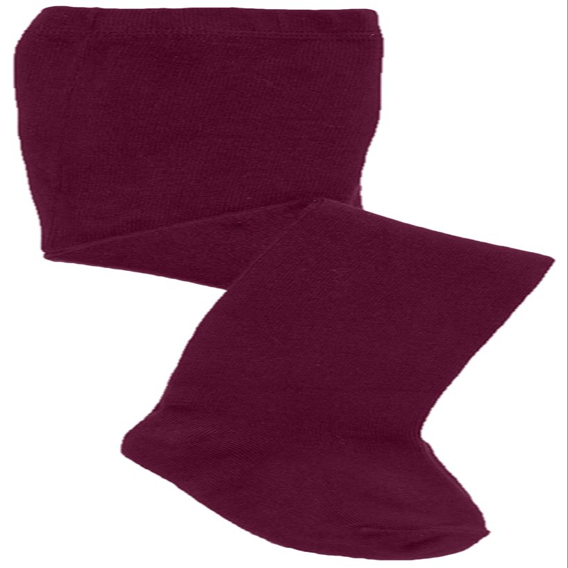 Classroom Uniforms Junior's Flat Tights Single Pack, Burgundy, Petite