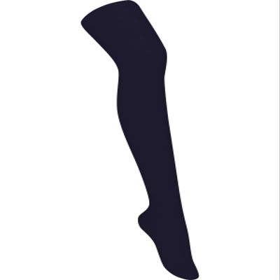 Classroom School Uniforms Juniors Flat Tights Single Pack, Dark Navy, Average