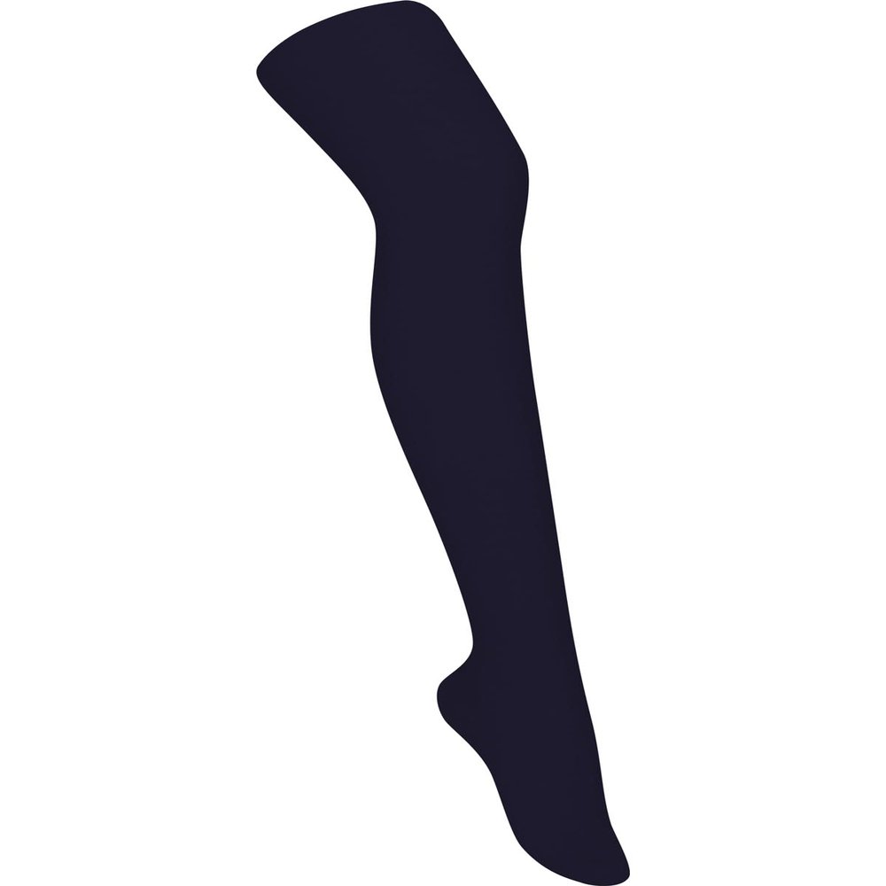 Classroom School Uniforms Juniors Flat Tights Single Pack, Dark Navy, Arge/Tall