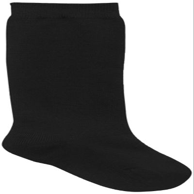 CLASSROOM Big Girls' Uniform Opaque Knee Hi Socks 3-Pack, Black, Medium