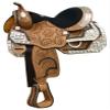 13" Western Pony Youth Kid Show Saddle with Silver view 1