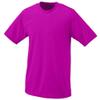 Power Pink, Youth Medium Performance Wicking Moisture Management Short Sleeve Cool & Comfortable Crewneck Shirt view 1