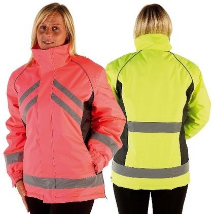 HyVIZ Waterproof Riding Jacket - yellow/black - large