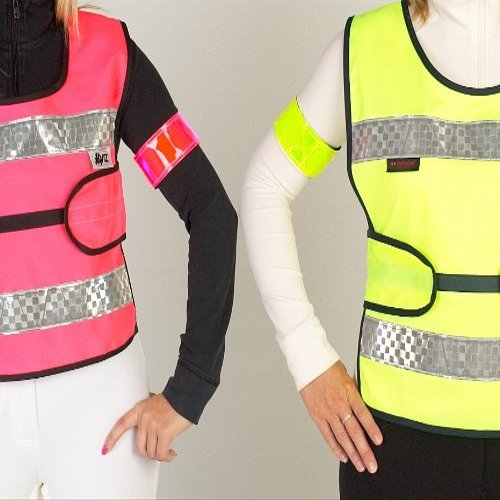 HyVIZ Rider Elasticated Arm/leg Band - one size - yellow