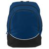 Augusta Sportswear Large Tri-Color Backpack, One Size, Navy/Black/White view 1