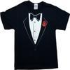 Ann Arbor T-shirt Co. Big Boys' Tuxedo Tee | Kid's Wedding Youth & Toddler Shirt-Youth Medium (10-12) Black view 3