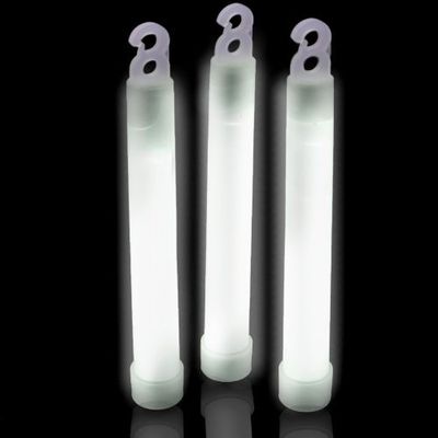 6 White Industrial Grade Bulk Glow Sticks, 1200 Count