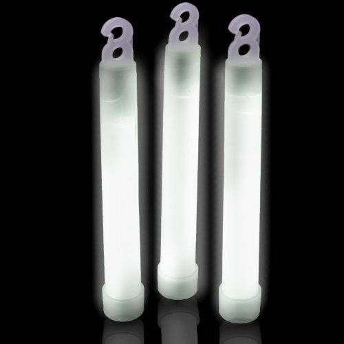 6 White Industrial Grade Bulk Glow Sticks, 1200 Count