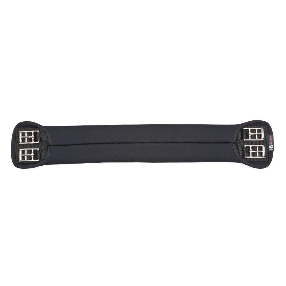 HyCOMFORT Neoprene Dressage Girth (26in) (Black)