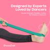 SuperiorBand Ballet Stretch Band for Dancers - Dance Stretch Bands for Gymnastics and Ballet Training - Dance Bands, Gymnastics Stretch Band for Flexibility - Ballet Stretch Bands for Dancers, Green view 3