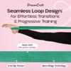SuperiorBand Ballet Stretch Band for Dancers - Dance Stretch Bands for Gymnastics and Ballet Training - Dance Bands, Gymnastics Stretch Band for Flexibility - Ballet Stretch Bands for Dancers, Green view 4