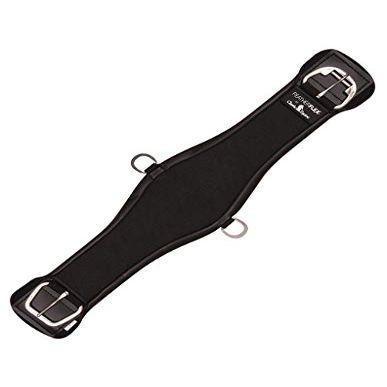 Classic Equine Feather Flex Roper Cinch, Color: Black, Size:28 (FFRCBK28)