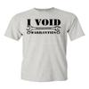 City Shirts I Void Warranties Adult Gray T-Shirt Tee (XX Large, Gray) view 1
