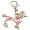 Unix (Unix) Table Tennis bib Bear Deco-PING Design Charm Head (Poodle) NX29-04 view 1