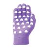 Hy5 Magic Patterned Kids Everyday Riding Glove One Size Purple With Hearts