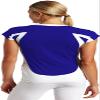 ASICS Women's Domain Jersey (X-Small, Royal/White) view 2