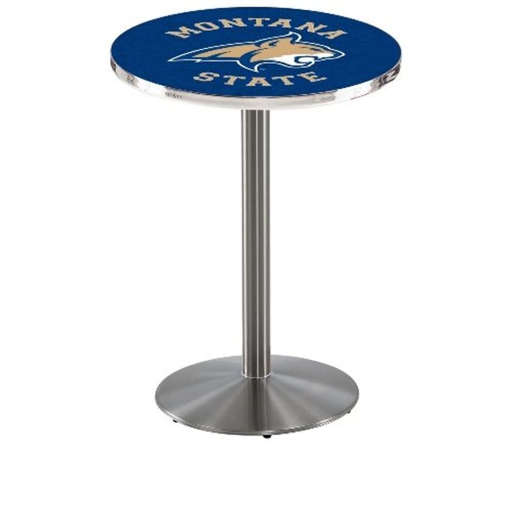 Holland Bar Stool Co. L214-36" Stainless Steel Montana State Pub Table
