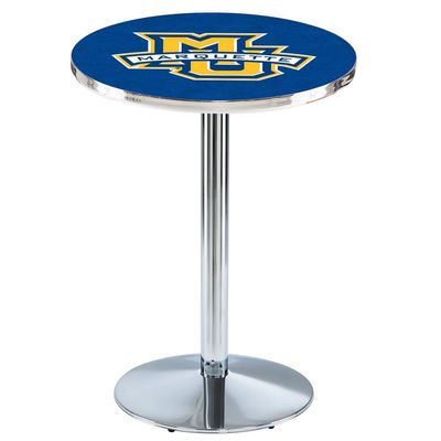 Holland Bar Stool Co. L214-42" Chrome Marquette Pub Table
