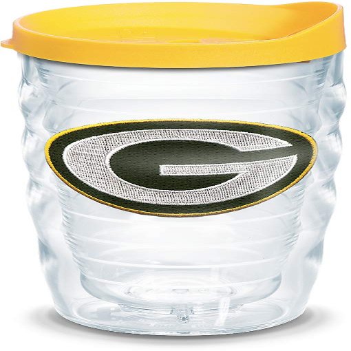 Tervis Made in USA Double Walled NFL Green Bay Packers Insulated Tumbler Cup Keeps Drinks Cold & Hot, 10oz Wavy, Primary Logo