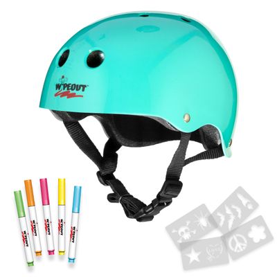 Wipeout Dry Erase Kids Helmet  Ideal for Bike, Skate, Scooter, In-Line Skating and Rollerblading
