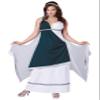 California Costumes Women's Roman Beauty Goddess Queen Long Dress, Teal/White, X-Small view 1