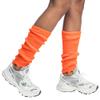Boland 1756 Leg Warmers Adult Neon Orange, One Size view 1
