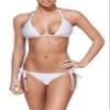 Gary Majdell Sport Womens New String Bikini 2 Piece Swimsuit Classic White Medium view 2