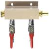 Bev Rite CPG222 Air Distributor, CO2 Manifold, 2 Way, 5/16" view 1