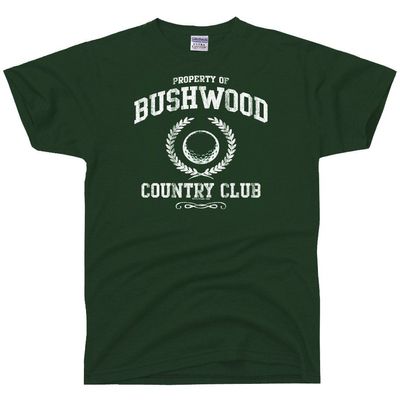 DIRTYRAGZ Men's Bushwood Country Club Funny Retro Golf T Shirt S Green
