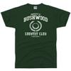 DIRTYRAGZ Men's Bushwood Country Club Funny Retro Golf T Shirt S Green view 1