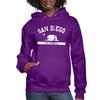 Spreadshirt San Diego California State Women's Hoodie, S, Purple view 1