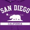 Spreadshirt San Diego California State Women's Hoodie, S, Purple view 2