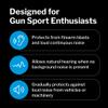 Etymotic GunSport Pro - High-Def Electronic Earplugs with Active Hearing Protection - Blast Noise Protection, Noise Suppression & 5X Sound Amplification - IPX7 Water Resistant view 2