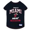 Pets First NBA Licensed Hoodies & T-shirt for Dogs & Cats, Miami Heat, Small view 1