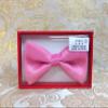 Brand New Kids Bow Tie Tuxedo Style Pink Bowtie Pre Tied Adjustable view 1